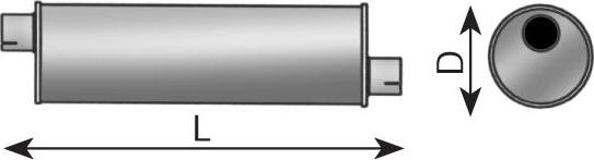 Dinex 21327 - Pot de détente / silencieux arrière droxauto.com