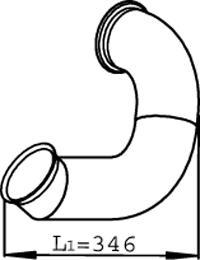 Dinex 22160 - Tuyau d'échappement droxauto.com