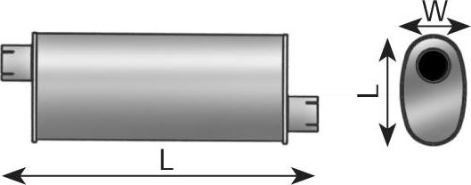 Dinex 70324 - Pot de détente / silencieux arrière droxauto.com