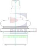 Ditas A2-1699 - Rotule de suspension droxauto.com