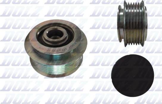 DOLZ AFC028 - Poulie, alternateur droxauto.com