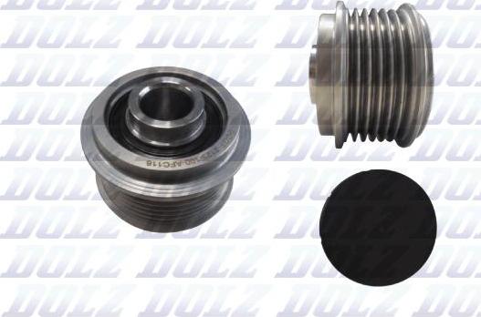 DOLZ AFC116 - Poulie, alternateur droxauto.com