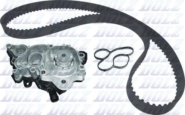 DOLZ KD317 - Pompe à eau + kit de courroie de distribution droxauto.com