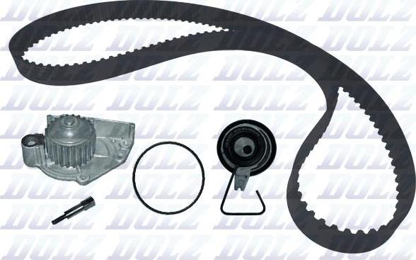 DOLZ KD297 - Pompe à eau + kit de courroie de distribution droxauto.com