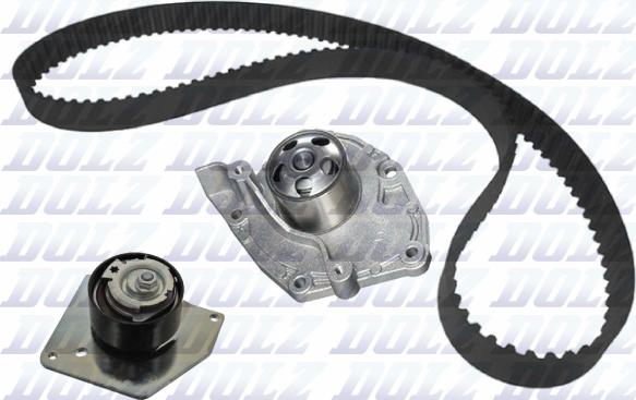 DOLZ KD247 - Pompe à eau + kit de courroie de distribution droxauto.com