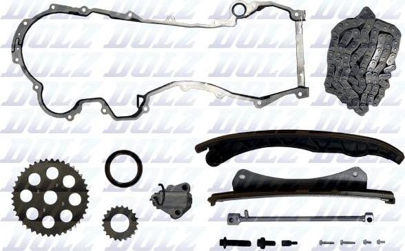 DOLZ SKCA001 - Kit de distribution par chaîne droxauto.com