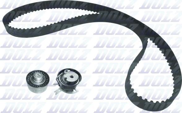DOLZ SKD163 - Pompe à eau + kit de courroie de distribution droxauto.com