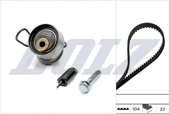 DOLZ SKD257 - Kit de distribution droxauto.com