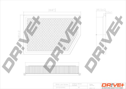 Dr!ve+ DP1110.10.0437 - Filtre à air droxauto.com