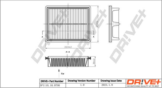 Dr!ve+ DP1110.10.0790 - Filtre à air droxauto.com