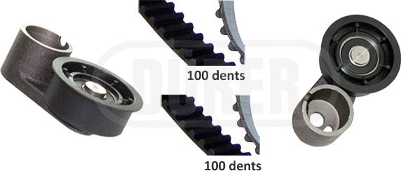 DÜRER 131172 - Kit de distribution droxauto.com