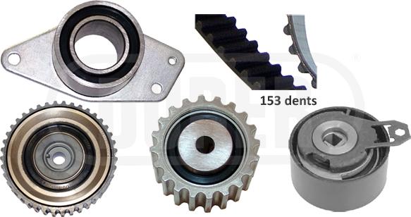 DÜRER 261107P - Kit de distribution droxauto.com