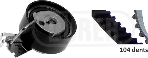 DÜRER DK121115 - Kit de distribution droxauto.com