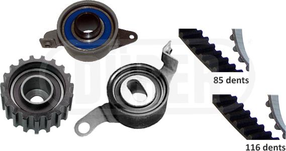 DÜRER DK241100 - Kit de distribution droxauto.com