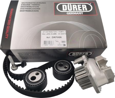 DÜRER DKPA06 - Pompe à eau + kit de courroie de distribution droxauto.com