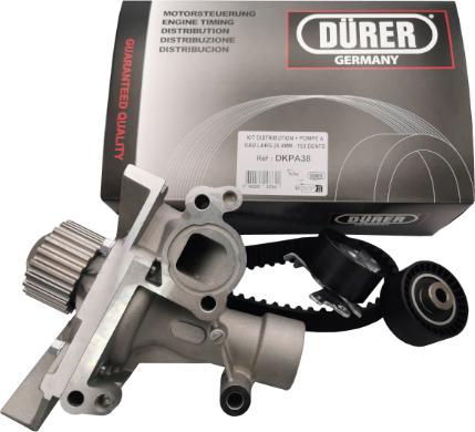 DÜRER DKPA38 - Pompe à eau + kit de courroie de distribution droxauto.com