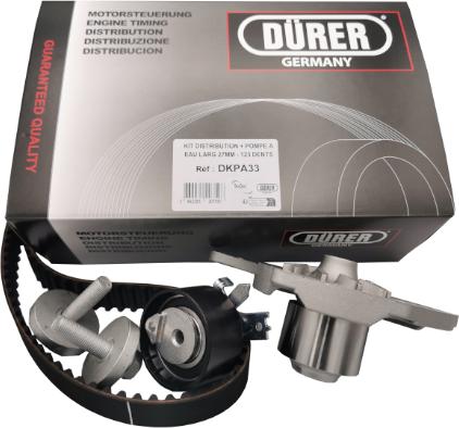 DÜRER DKPA33 - Pompe à eau + kit de courroie de distribution droxauto.com