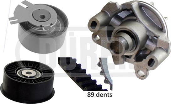 DÜRER PA161117 - Pompe à eau + kit de courroie de distribution droxauto.com