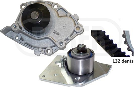 DÜRER PA1261050 - Pompe à eau + kit de courroie de distribution droxauto.com