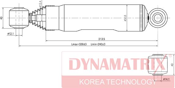 Dynamatrix DSA341166 - Amortisseur droxauto.com