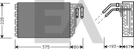 EACLIMA 43B50003 - Évaporateur climatisation droxauto.com