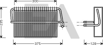 EACLIMA 43B50007 - Évaporateur climatisation droxauto.com