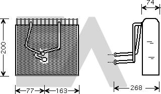 EACLIMA 43B60003 - Évaporateur climatisation droxauto.com