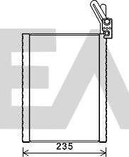 EACLIMA 43B07012 - Évaporateur climatisation droxauto.com