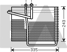 EACLIMA 43B12003 - Évaporateur climatisation droxauto.com