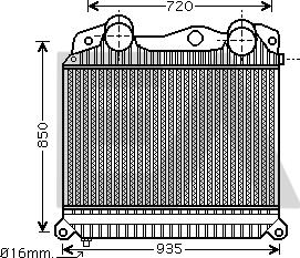 EACLIMA 36A47021 - Intercooler, échangeur droxauto.com