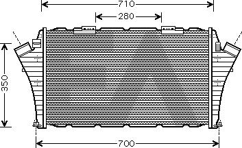 EACLIMA 36A54009 - Intercooler, échangeur droxauto.com