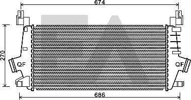 EACLIMA 36A54034 - Intercooler, échangeur droxauto.com