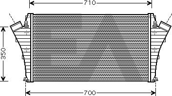 EACLIMA 36A54021 - Intercooler, échangeur droxauto.com