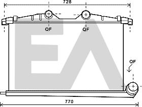 EACLIMA 36A55005 - Intercooler, échangeur droxauto.com