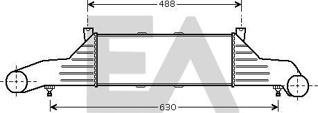EACLIMA 36A50015 - Intercooler, échangeur droxauto.com
