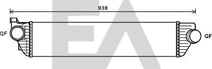 EACLIMA 36A60041 - Intercooler, échangeur droxauto.com