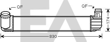 EACLIMA 36A60033 - Intercooler, échangeur droxauto.com