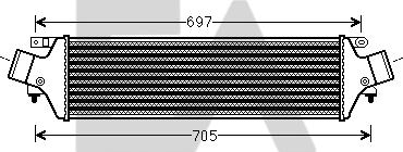 EACLIMA 36A03002 - Intercooler, échangeur droxauto.com
