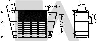 EACLIMA 36A02007 - Intercooler, échangeur droxauto.com