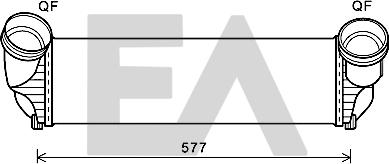 EACLIMA 36A07035 - Intercooler, échangeur droxauto.com