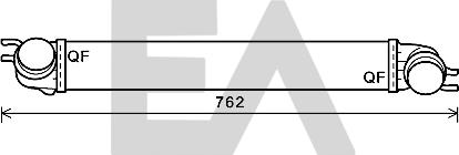 EACLIMA 36A07030 - Intercooler, échangeur droxauto.com