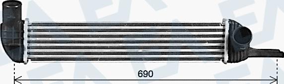 EACLIMA 36A20004 - Intercooler, échangeur droxauto.com