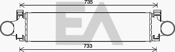 EACLIMA 36A78003 - Intercooler, échangeur droxauto.com