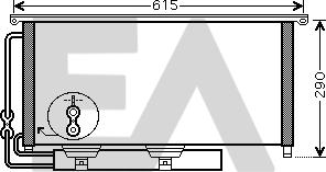 EACLIMA 30C44001 - Condensateur, climatisation droxauto.com