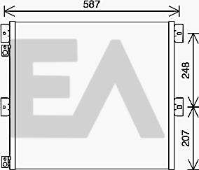 EACLIMA 30C59005 - Condensateur, climatisation droxauto.com