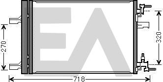 EACLIMA 30C54058 - Condensateur, climatisation droxauto.com