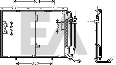 EACLIMA 30C50033 - Condensateur, climatisation droxauto.com