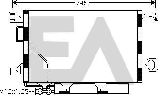 EACLIMA 30C50020 - Condensateur, climatisation droxauto.com
