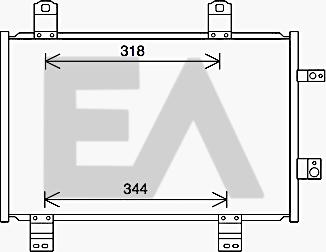 EACLIMA 30C52039 - Condensateur, climatisation droxauto.com