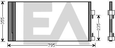 EACLIMA 30C60056 - Condensateur, climatisation droxauto.com
